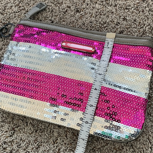 Betsey Johnson Glitter Wristlet Clutch - Picture 8 of 9